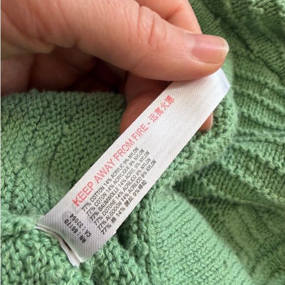 Free People Carter Green Knit Set Size M - Picture 6 of 12